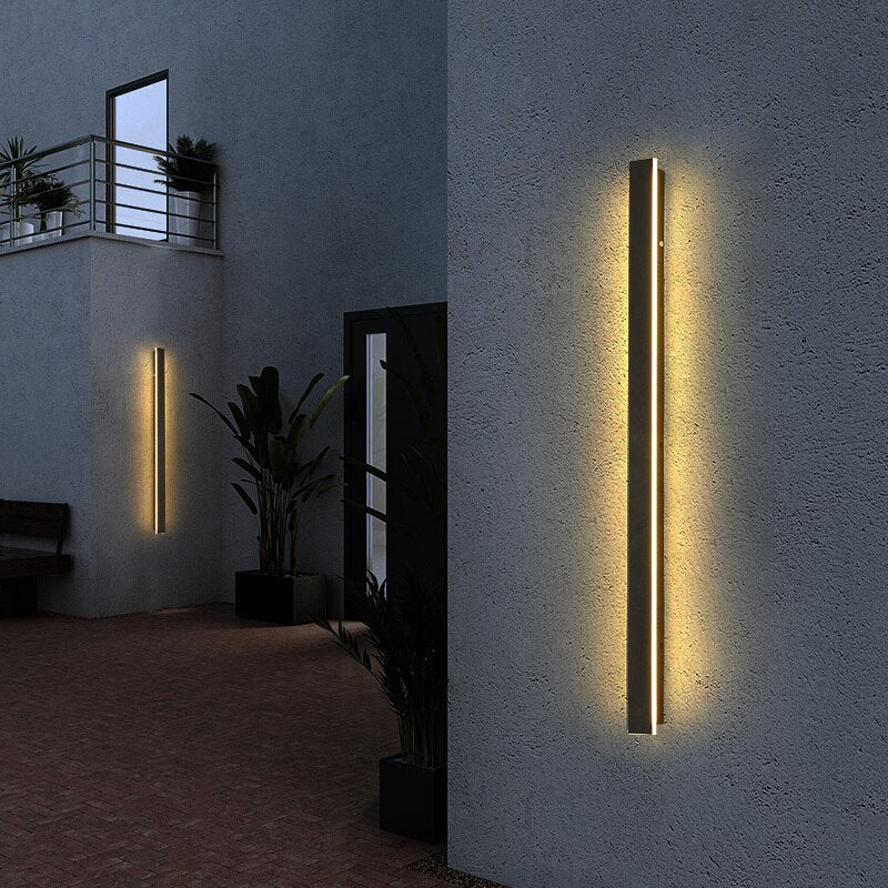 LED Outdoor Wall Light Modern Waterproof IP65 Villa Porch Garden Patio Exterio Wall Lamp Rainproof in Front of Garage Door Lamp