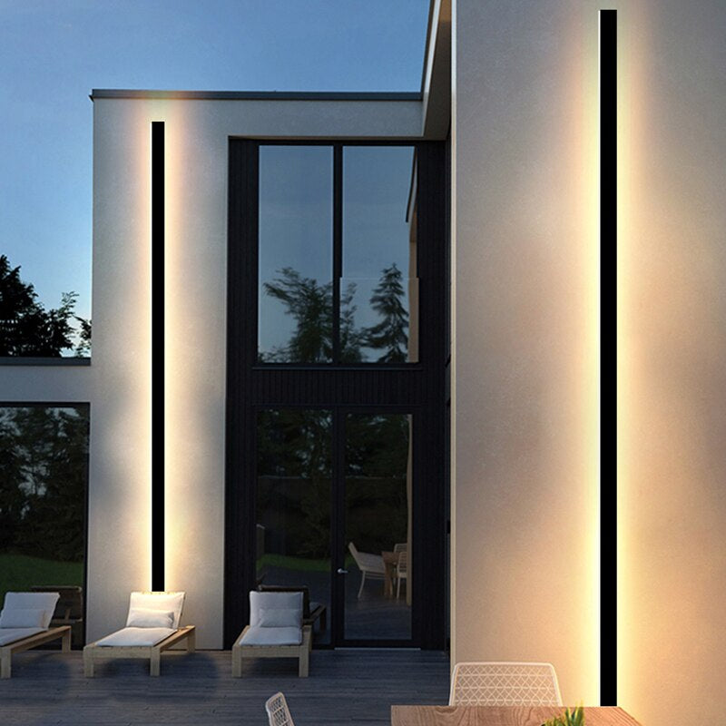 LED Outdoor Wall Light Modern Waterproof IP65 Villa Porch Garden Patio Exterio Wall Lamp Rainproof in Front of Garage Door Lamp